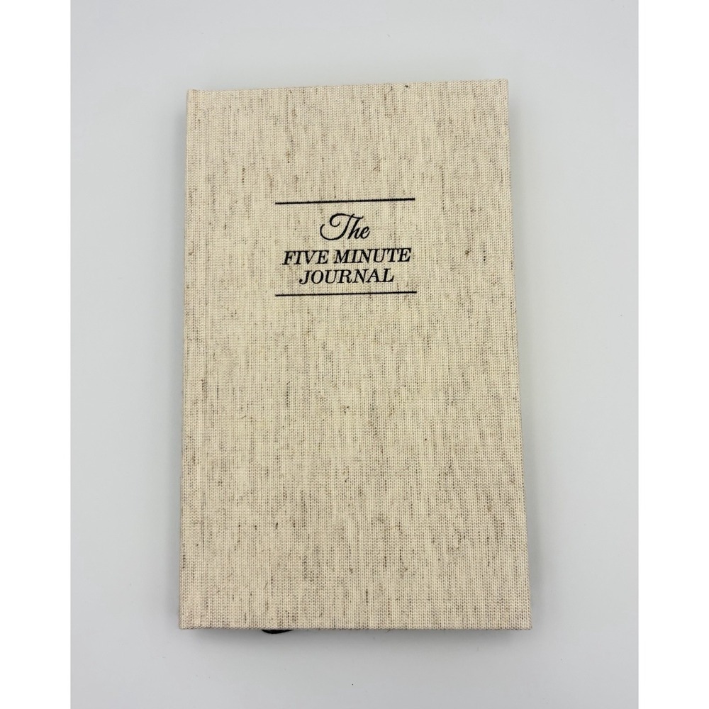 The Five Minute Journal Intelligent Change Original Linen Gratitude Undated New